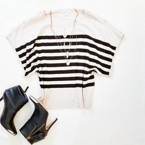 *SOLD* Joseph A. Tan & Black Dolman Sleeve Knit